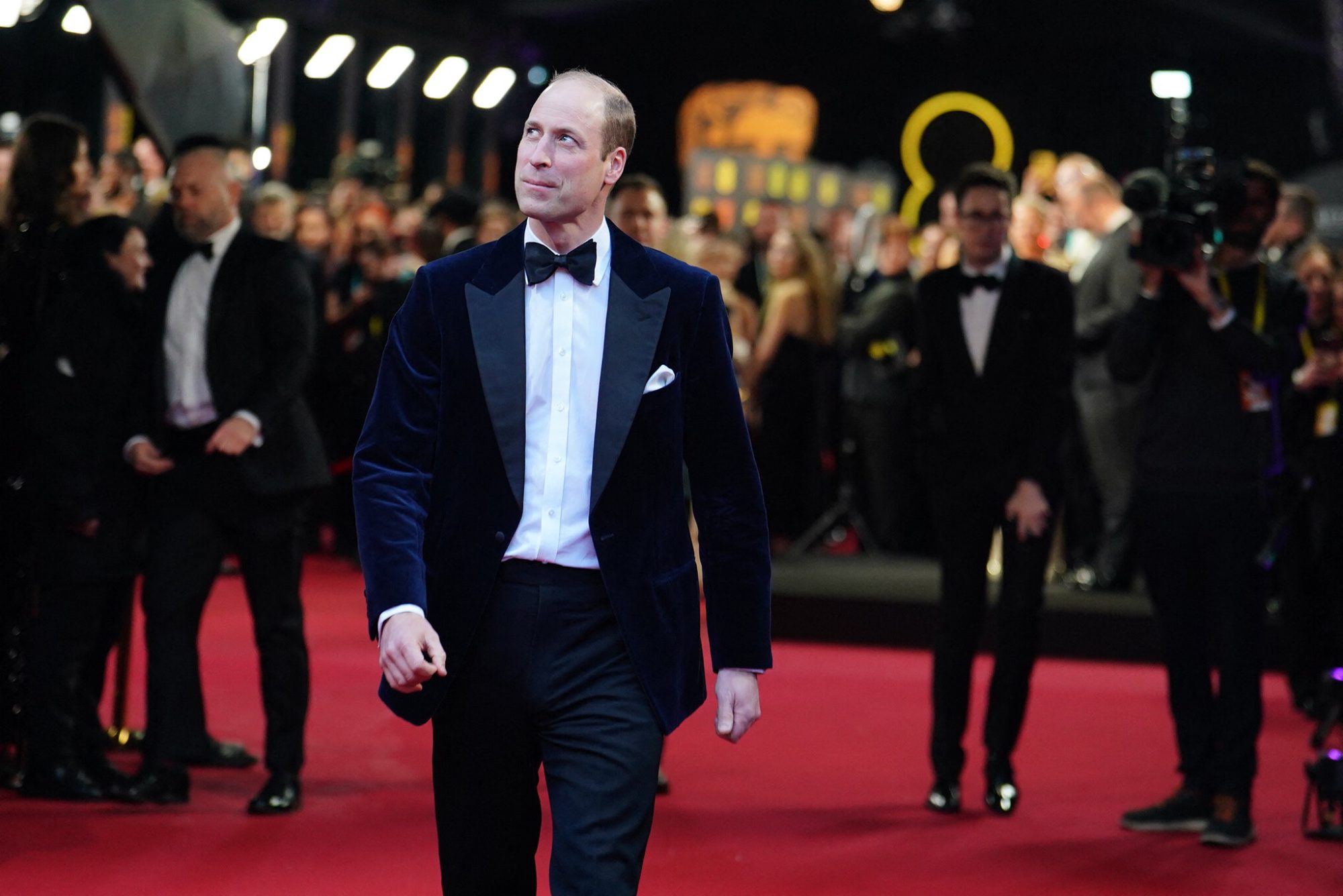 Prince William alludes to Kate’s recovery keeping him busy on BAFTAs red carpet