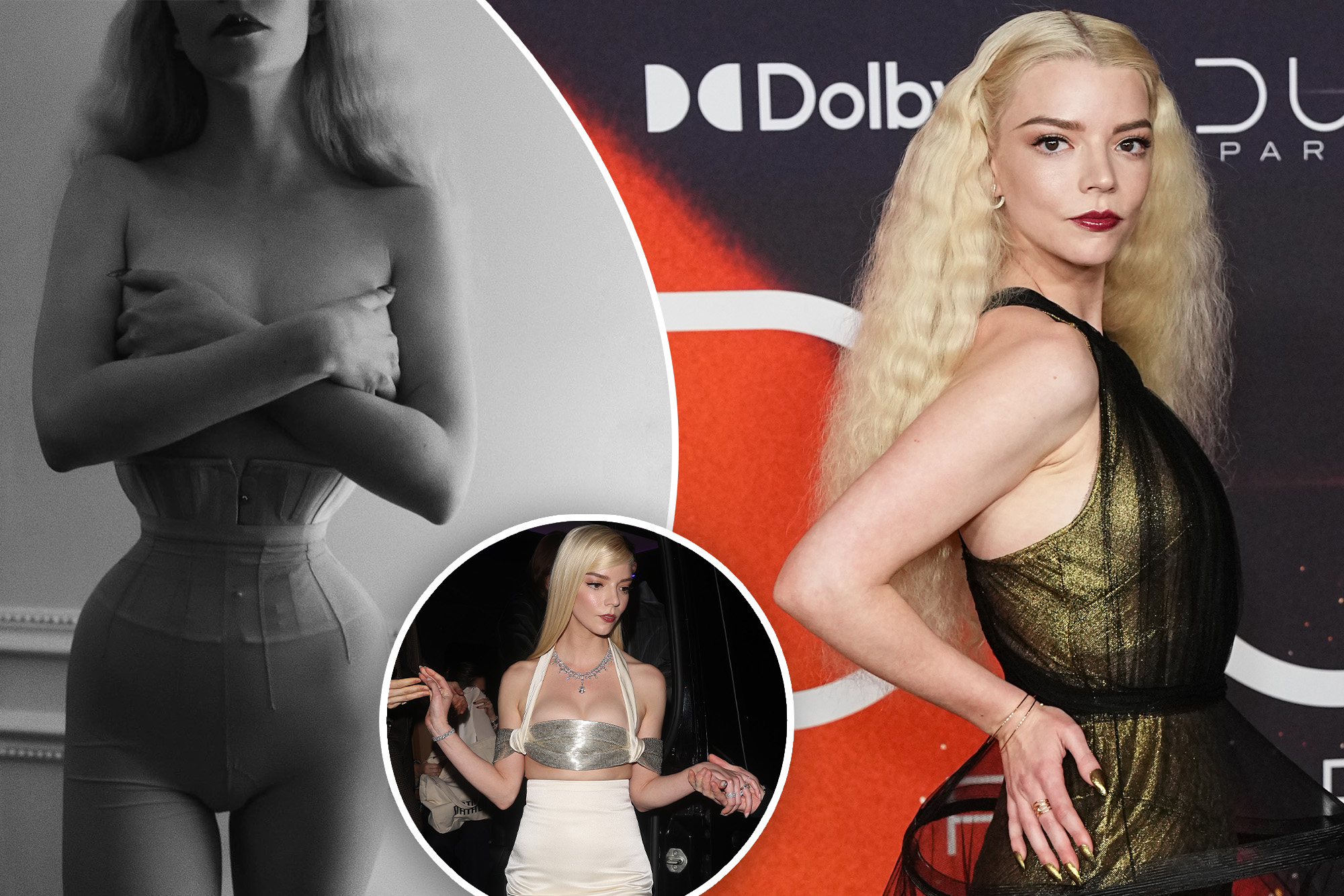 Anya Taylor-Joy sparks fury with topless, waist-cinching corset photo: ‘Starvation inspo’